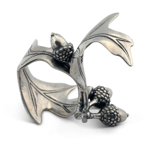Pewter Acorn & Leaf Napkin Ring