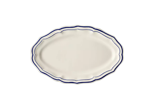 Filet Cobalt Oval Platter