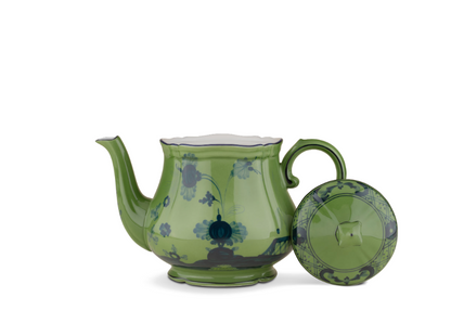 Oirente Italiano Ginori Malachite Green Teapot