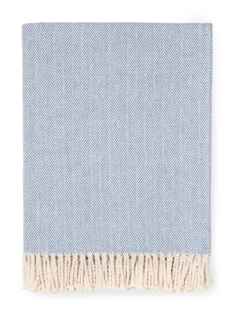 CELINE CADET BLUE THROW