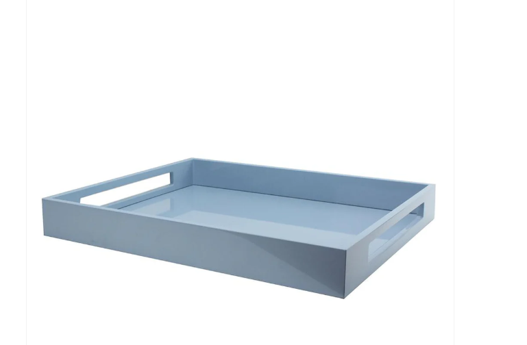 Pale Denim Blue Medium Serving Tray
