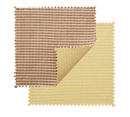 Duet Placemat Brown/Yellow