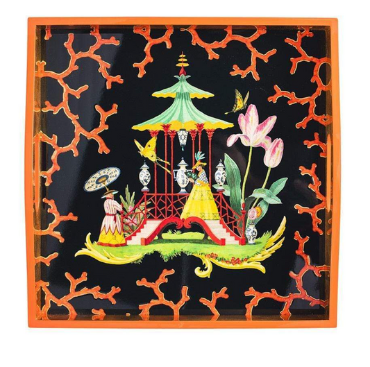 The Courtship Square Tray