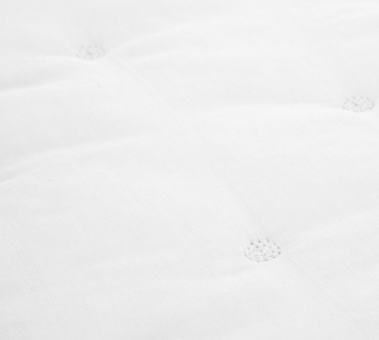 Triomphe White Quilted Coverlet F/Q