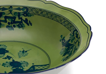 Oriente Italiano Malachite Serving Bowl