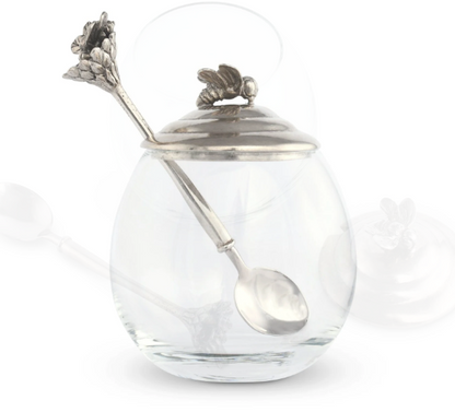Honey Pot w/ Bee Spoon by Vagabond House
