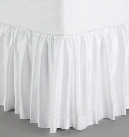 Fiona King Bedskirt White by Sferra