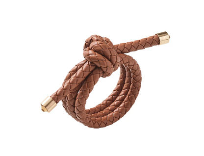 Rope Knot Napkin Ring Brown by Kim Seybert
