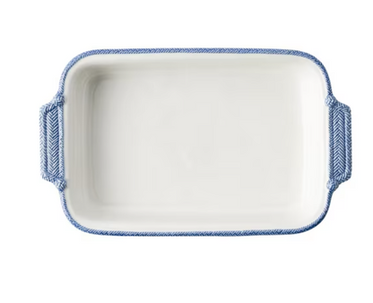 Le Panier Wh/Delft Rect Baker by Juliska