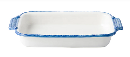Le Panier Wh/Delft Rect Baker by Juliska