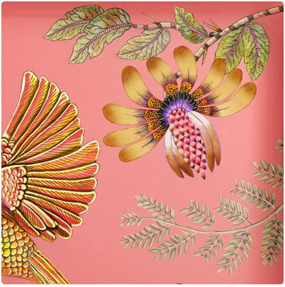 Weaver Garden Acrylic Tray - Coral LG by Ardmore