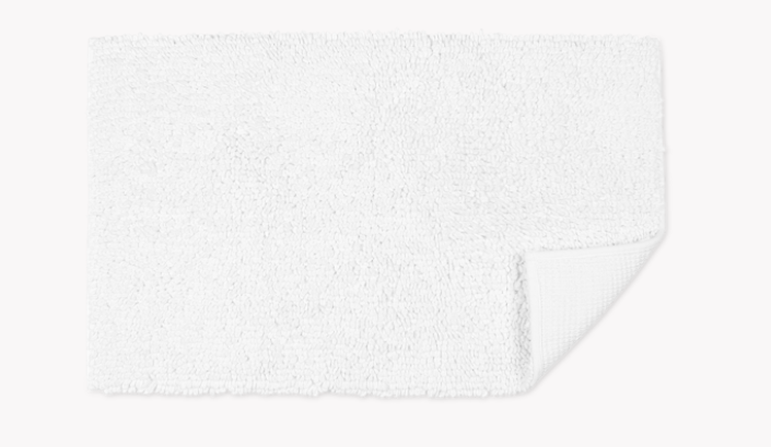Costas Small Bath Rug White by Matouk