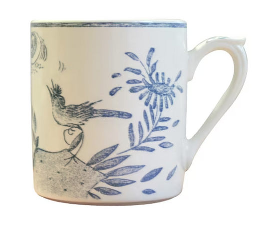 Oiseau Bleu Mug by Gien