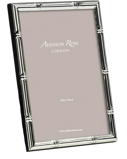 Bamboo Silver Plate 5x7 Frame by Addison Ross