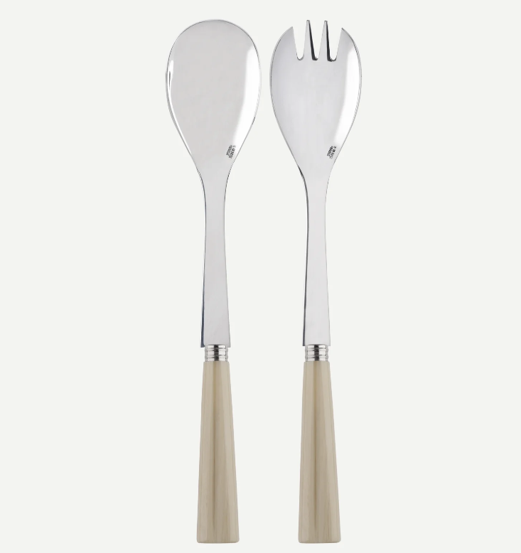Nature, Faux Horn Salad Set by Sabre