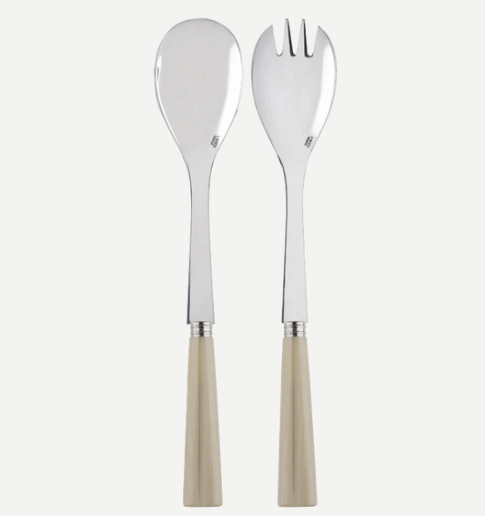 Nature, Faux Horn Salad Set by Sabre