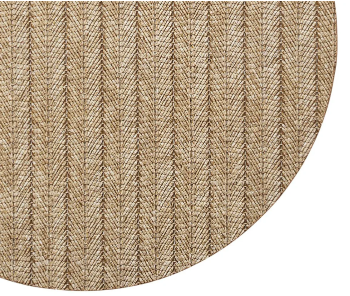 Herringbone Placemat in Tan by Kim Seybert