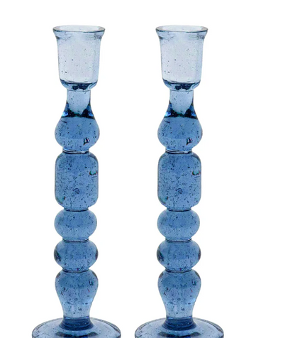 Provence 9"  Candlestick in Clear (Set/2) by Juliska