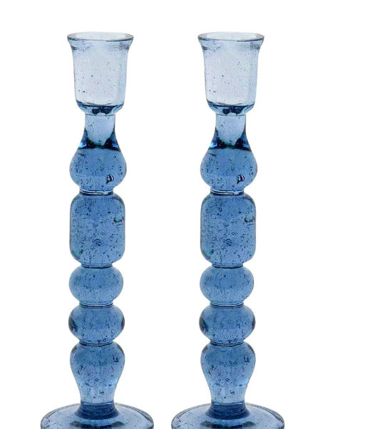 Provence 9"  Candlestick in Clear (Set/2) by Juliska