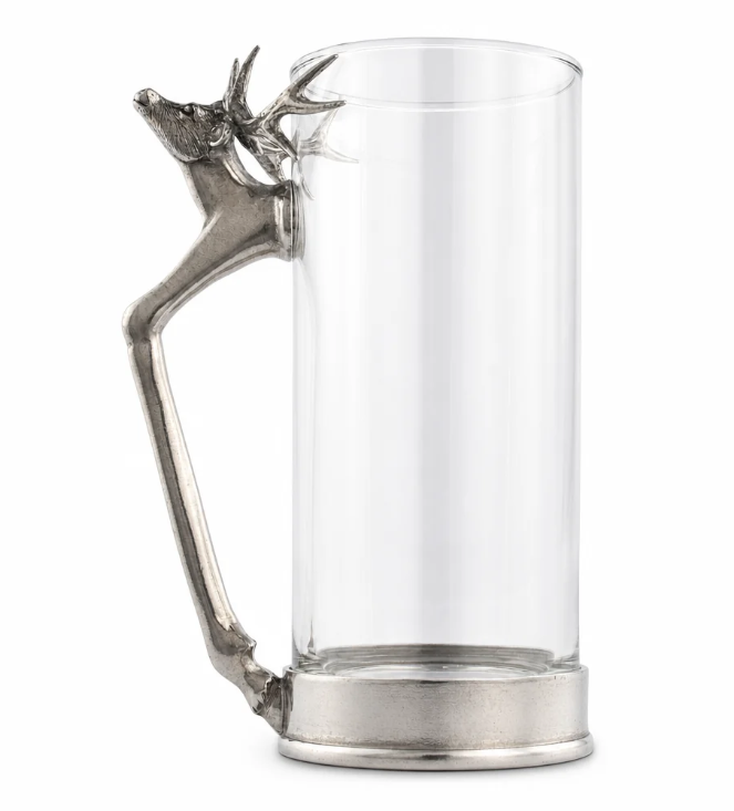 Elk Stag Handle Glass - Tall