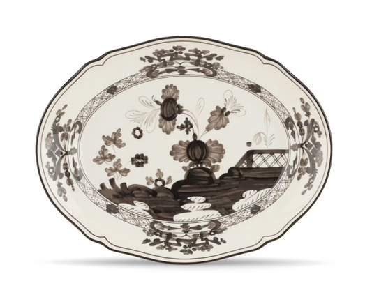 Oriente Italiano Albus Oval Platter by Ginori