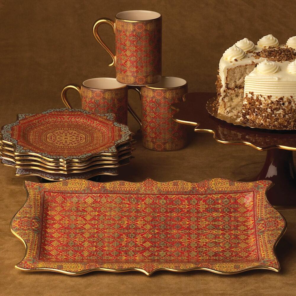 Tabriz Rectangular Platter by L'Objet Additional Image - 2