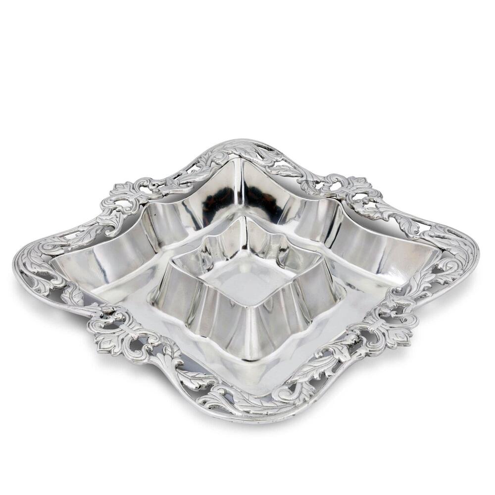 Acanthus Chip and Dip Tray by Arthur Court Designs 5