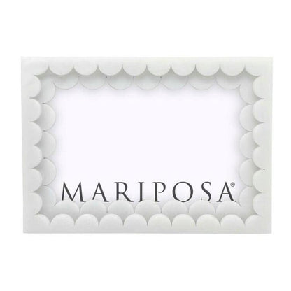 Acrylic Double Scallop Picture Frame by Mariposa 