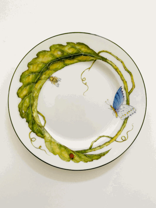 AD44 - Leaf Appetizer/Bread & Butter Plate by Anna Weatherley