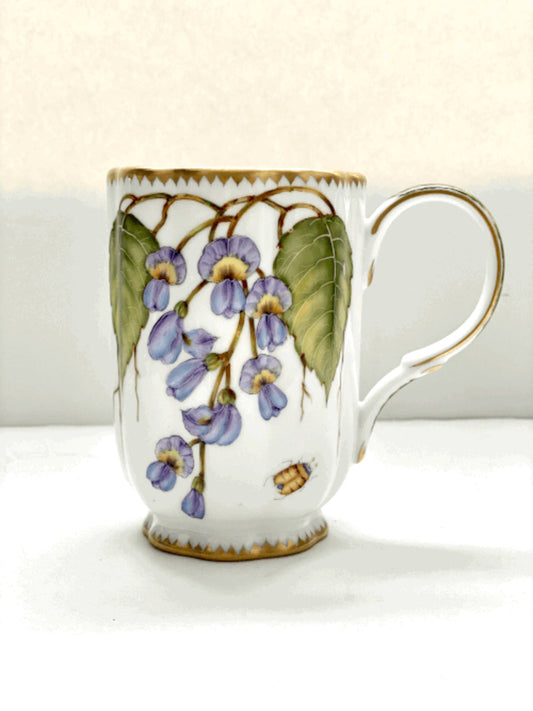 AD74 - Hand Painted Porcelain Coffee/Tea Mug by Anna Weatherley