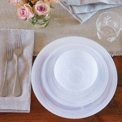 Alabaster White Dinner Set by Mariposa Additional Image 1