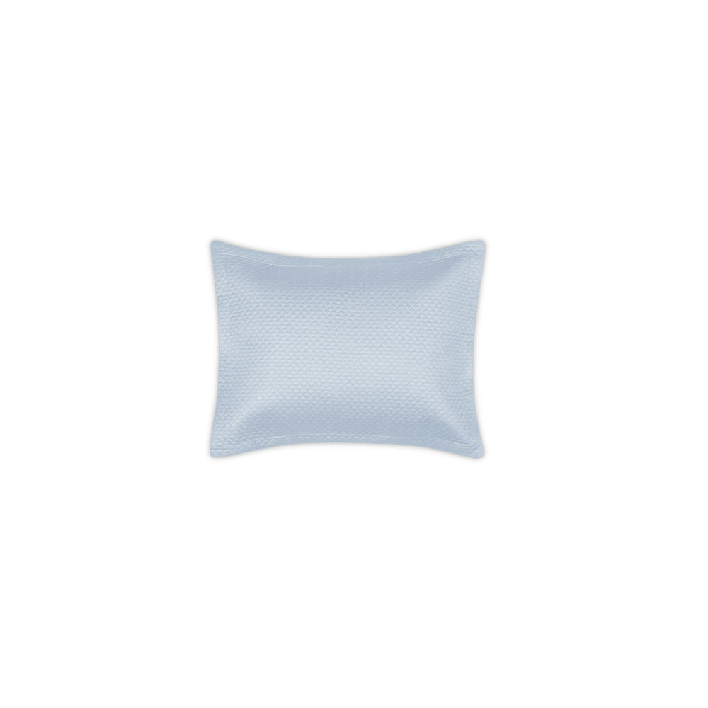 Alba Sham Blue Quilted Boudoir 
