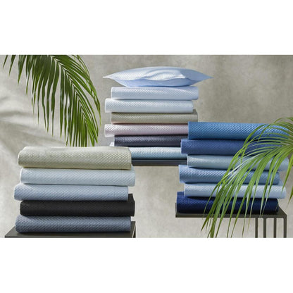 Alba Sham Hazy Blue Quilted Standard 2