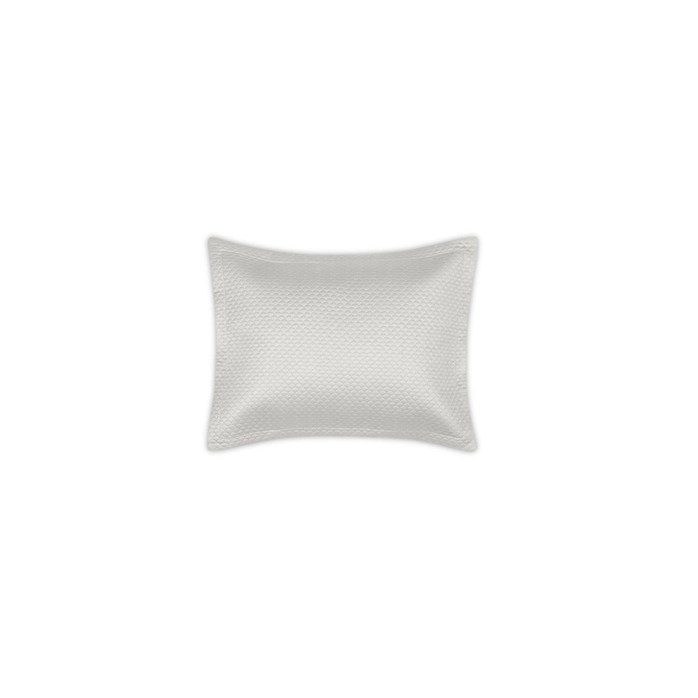 Alba Sham Silver Quilted Boudoir 
