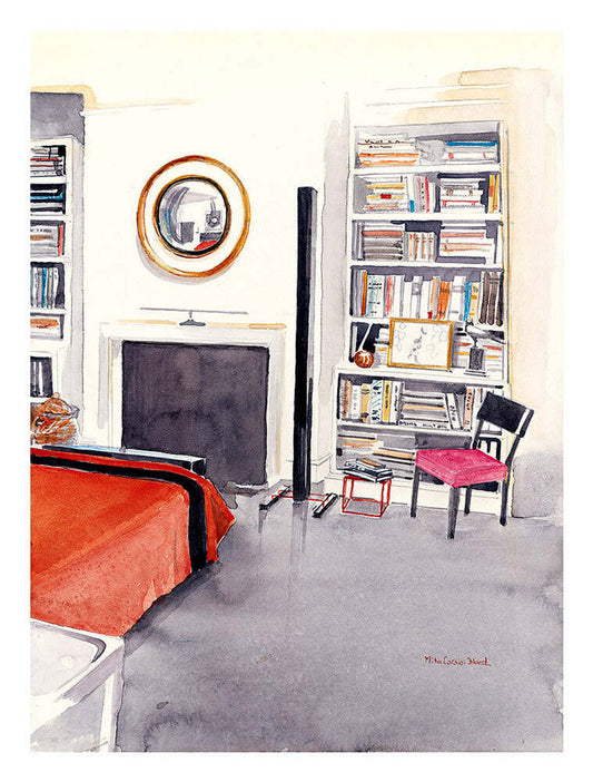 Albert Hadley's Bedroom - Mita Corsini Bland by Tiger Flower Studio Additional Image -