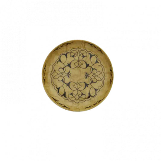 Alhambra Curly Pine Single Canape Plate by Mottahedeh