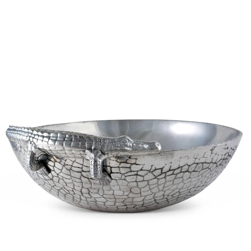 Alligator Figural 12" Bowl by Arthur Court Designs 1