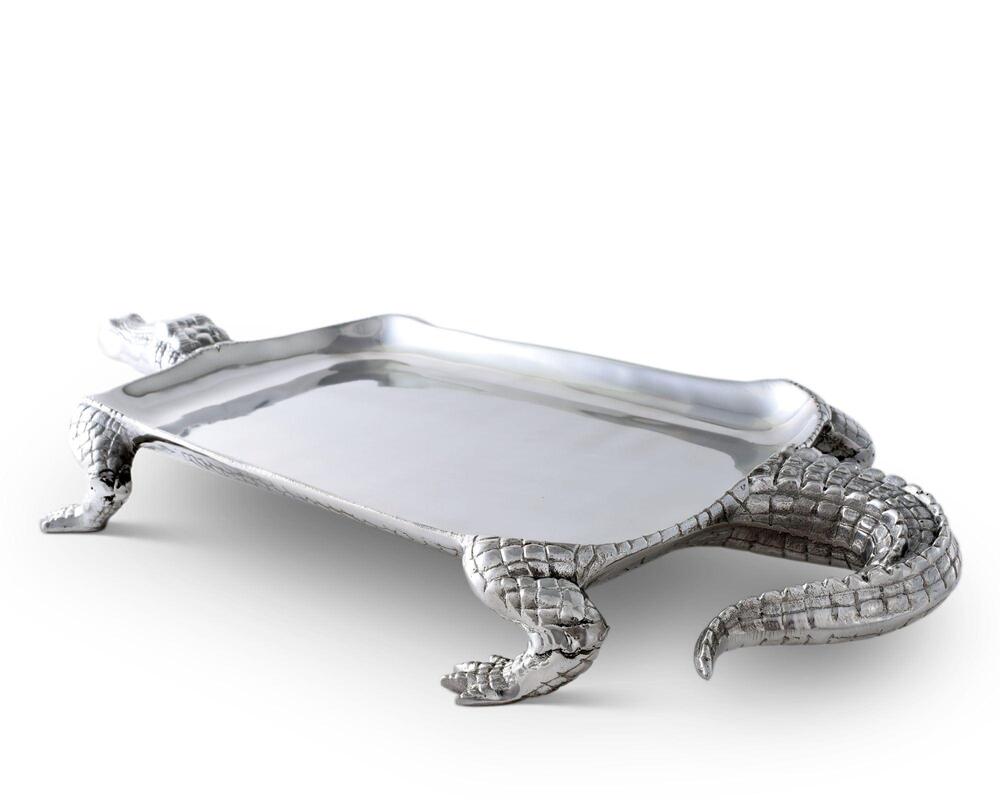 Alligator Figural Platter by Arthur Court Designs 3