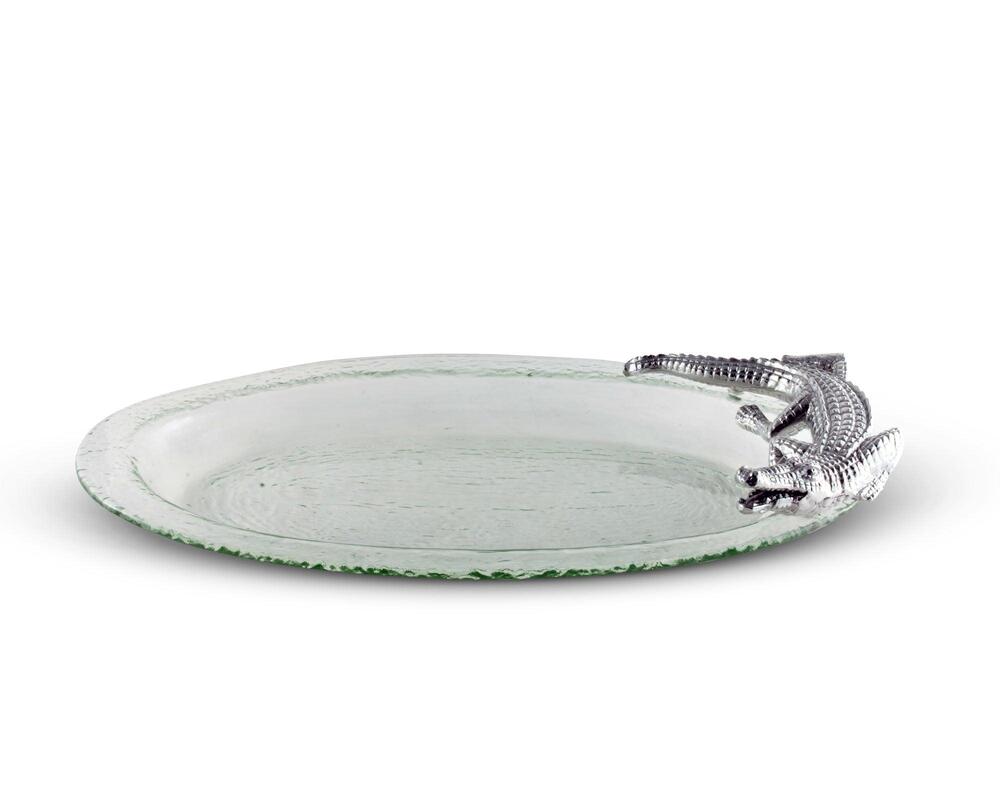 Alligator Glass Platter by Arthur Court Designs 2