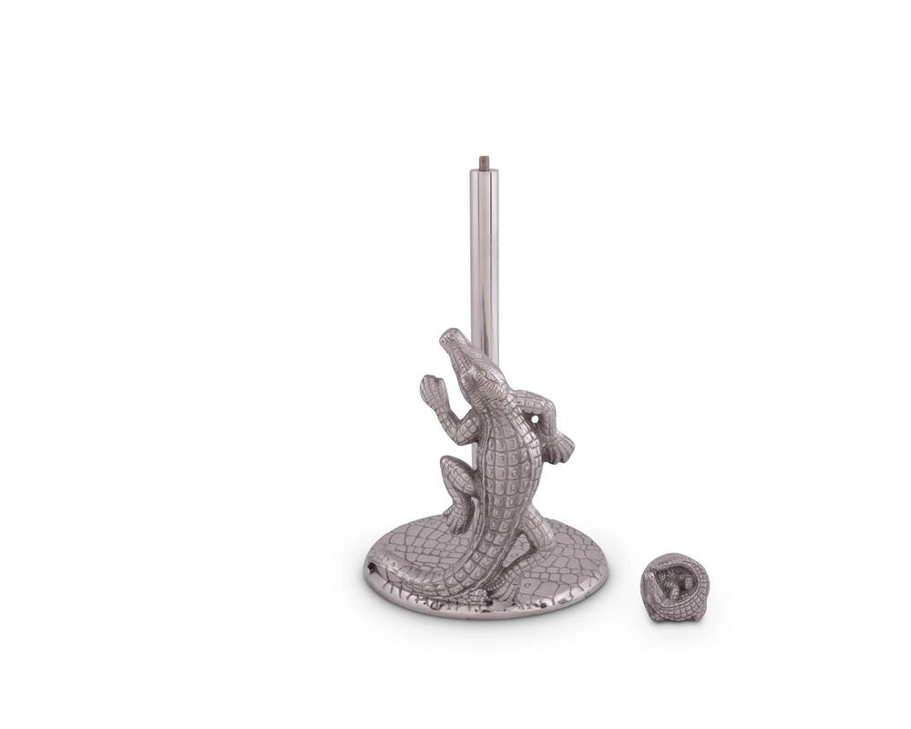 Alligator Paper Towel Holder by Arthur Court Designs 2