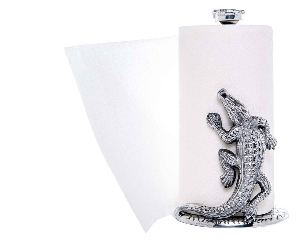 Alligator Paper Towel Holder by Arthur Court Designs 4