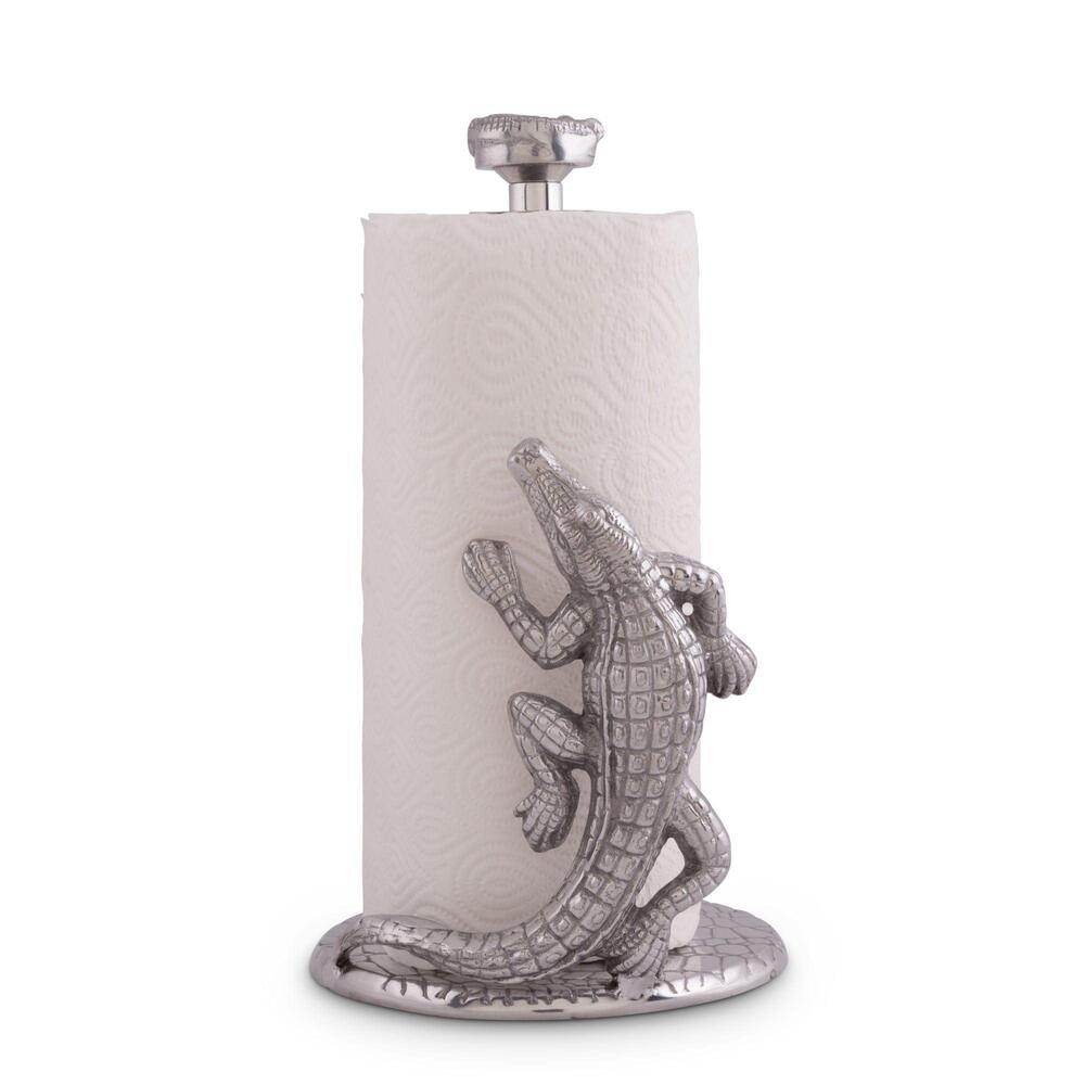 Alligator Paper Towel Holder by Arthur Court Designs