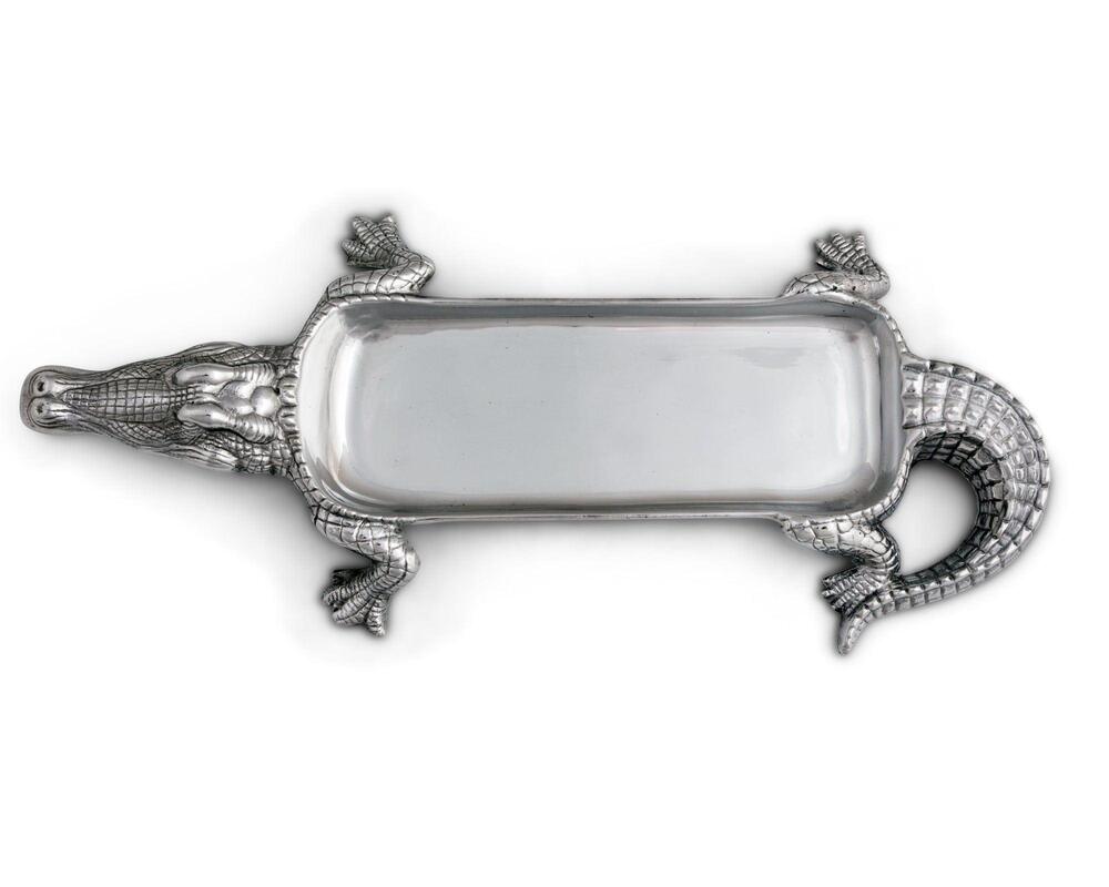 Alligator Tray Figural by Arthur Court Designs 1