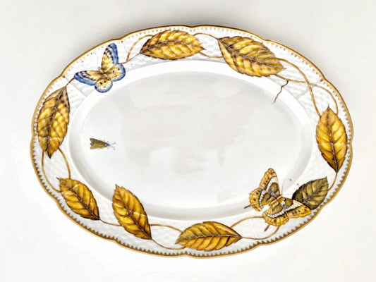 ALP1 - Amber Leaf Platter by Anna Weatherley