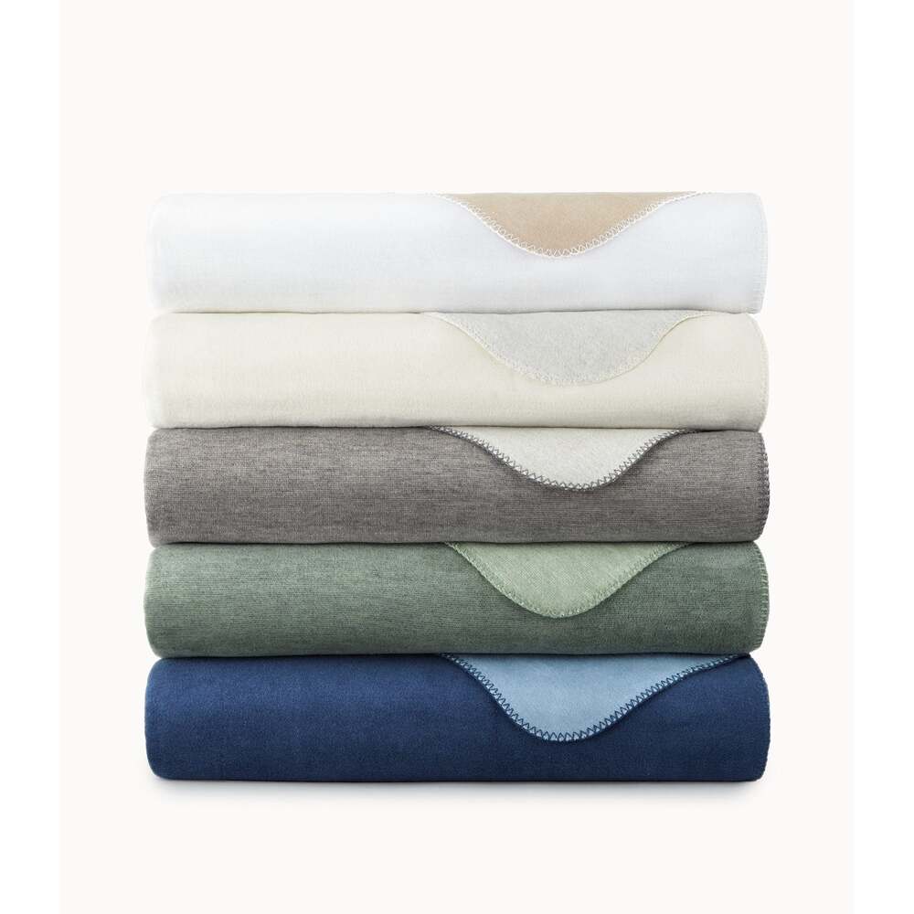 Alta Reversible Cotton Blanket by Peacock Alley  2