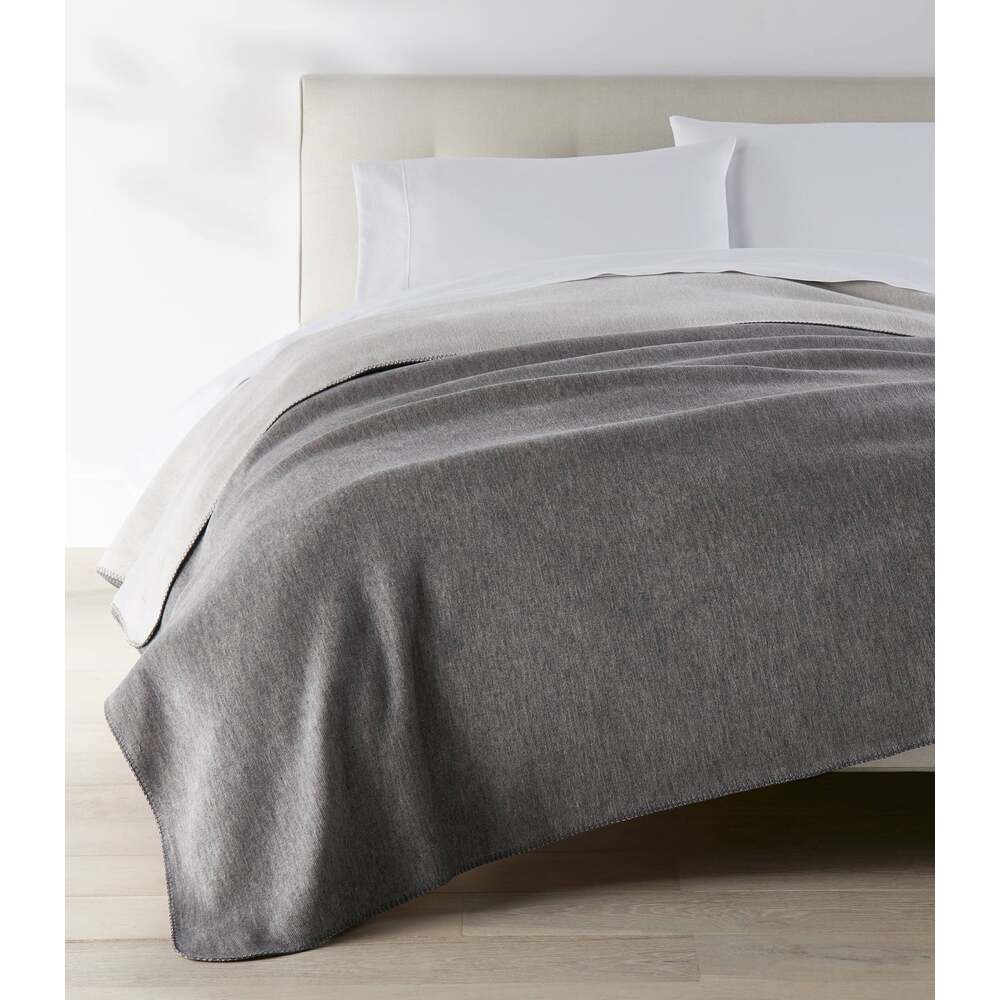 Alta Reversible Cotton Blanket by Peacock Alley  6