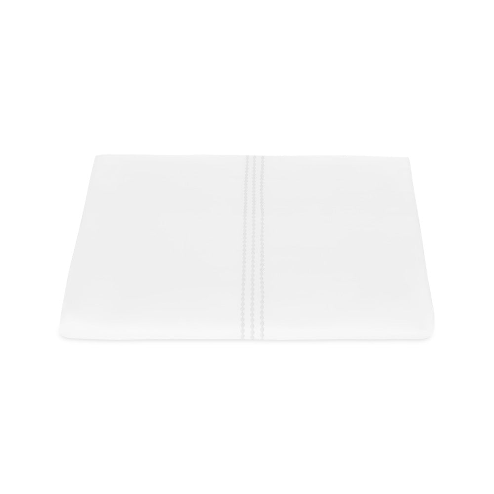 Amara Triple Pearl Duvet Cover White 