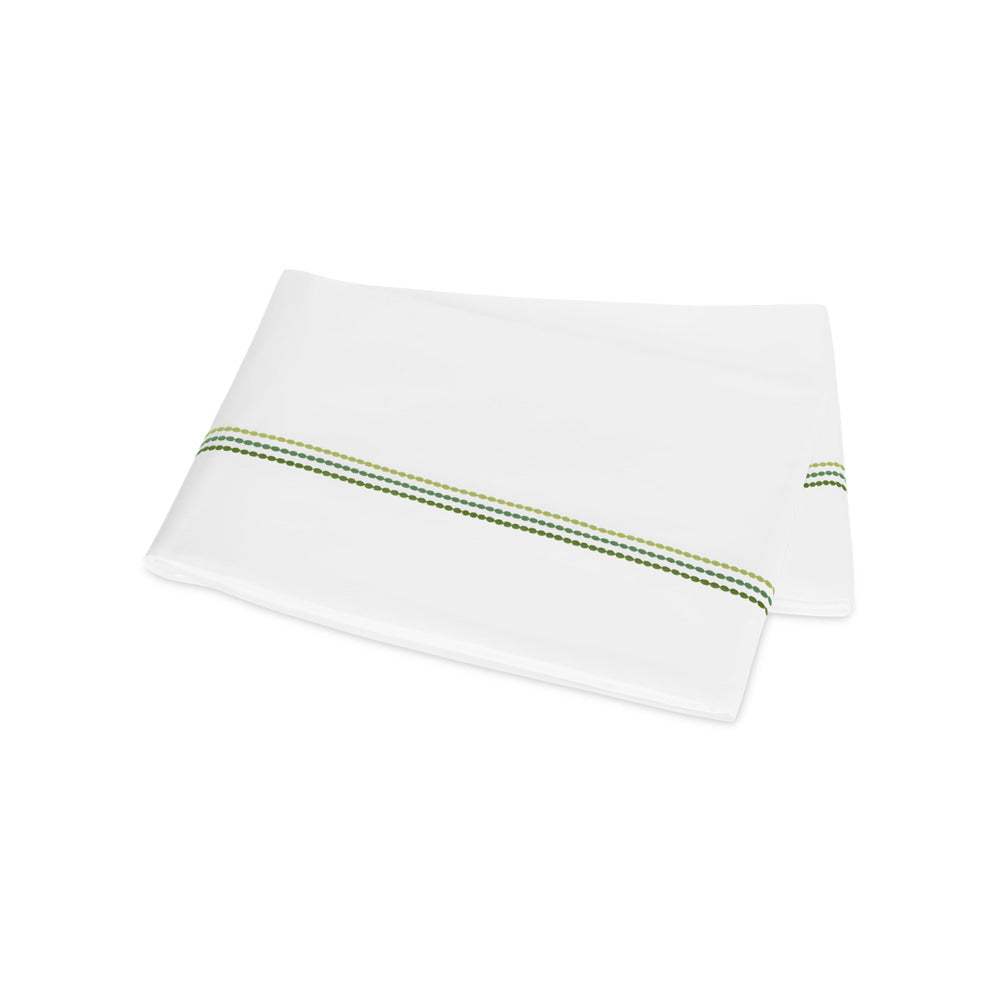 Amara Triple Pearl Flat Sheet Palm Green 