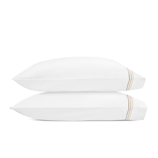 Amara Triple Pearl Pillowcase Pair Beach 