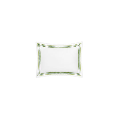 Amara Triple Pearl Sham Palm Green Boudoir 